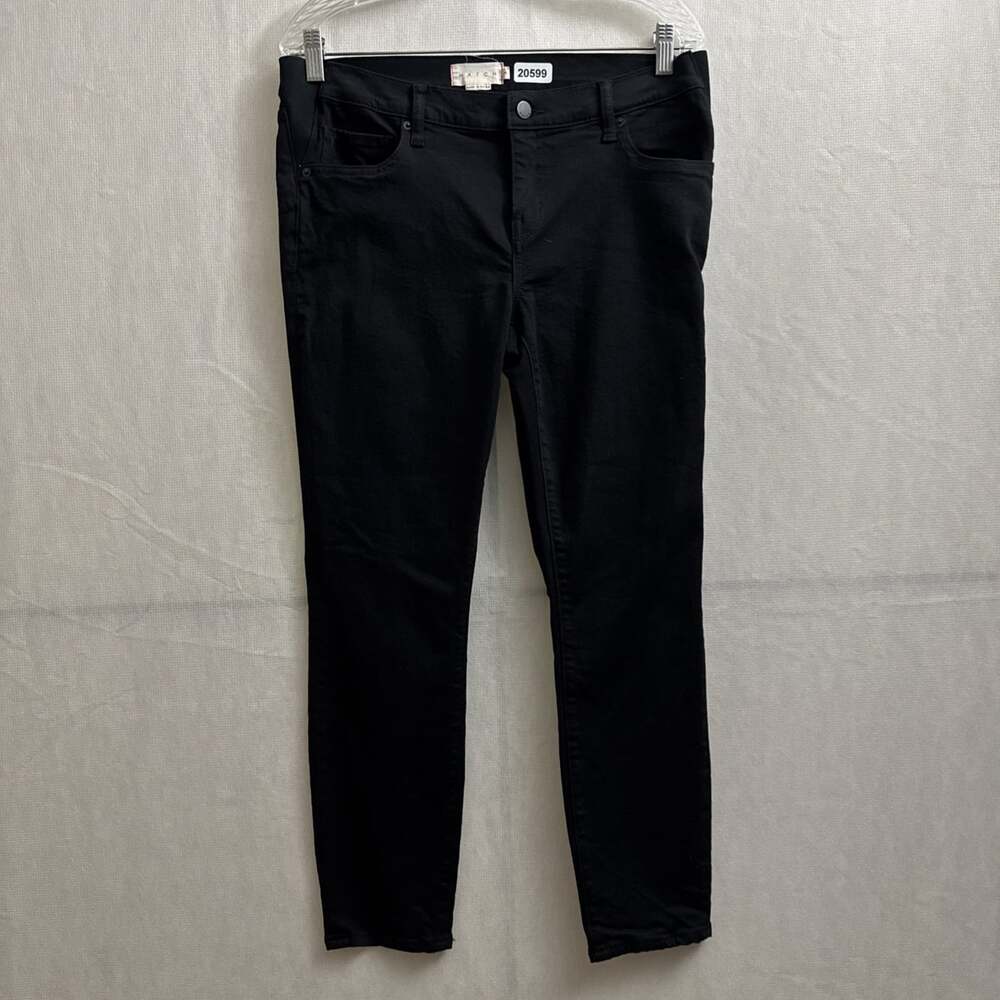Hatch Women's Size 31 Black Stretch Denim Skinny Crop Maternity Jeans